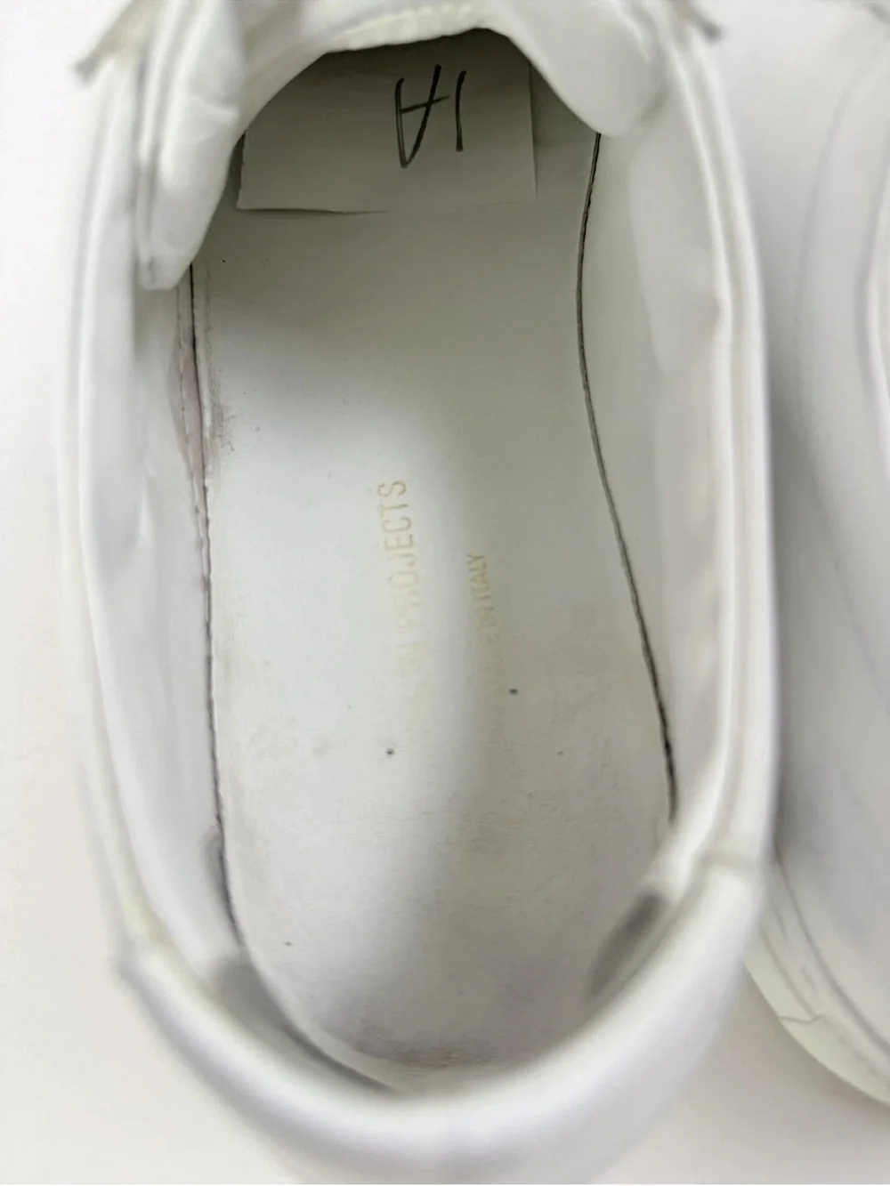 Common Projects White Leather Low-Top Sneakers